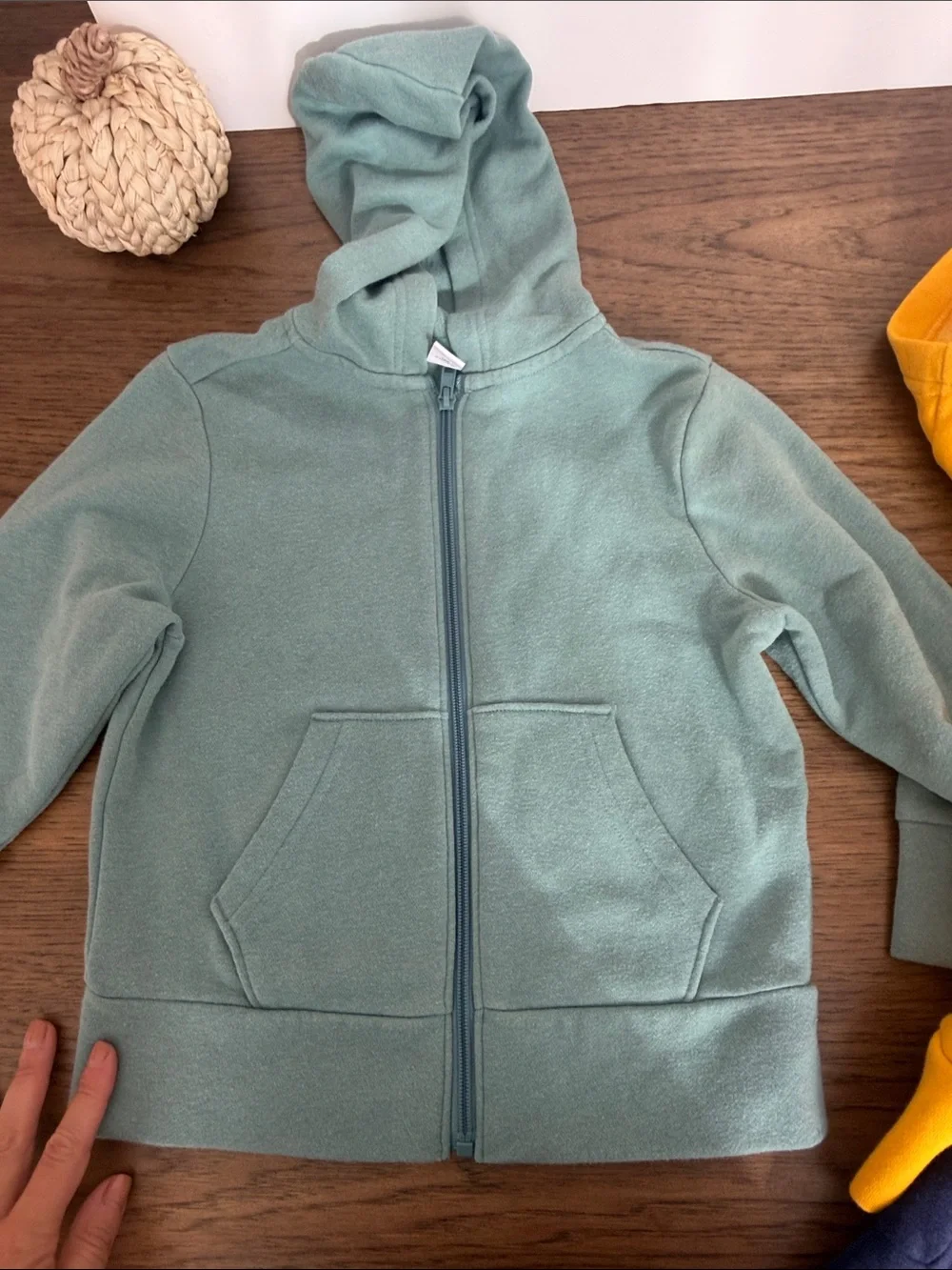 Old Navy Full-Zip Hoodies in Navy, Mustard & Sage